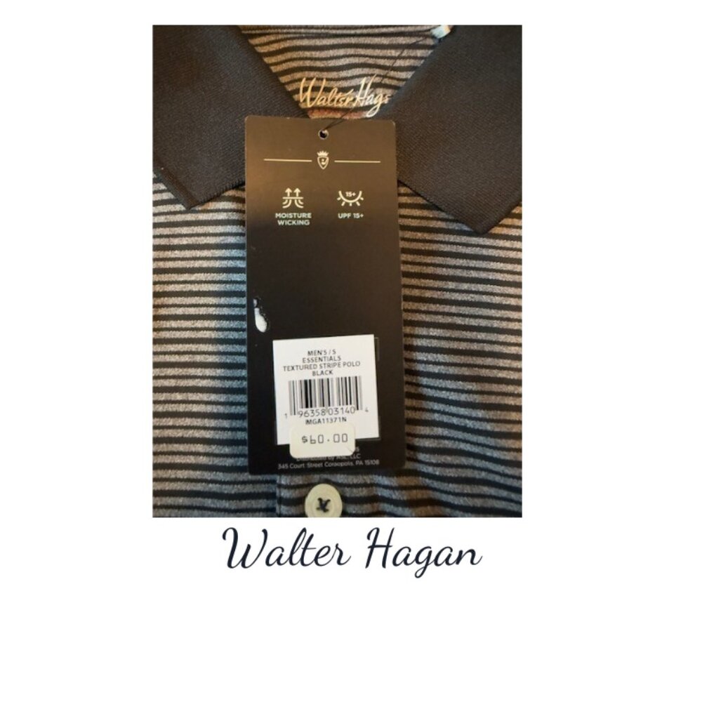 Polo Men's Black Striped - Size Small - NWT - Classic & Stylish - Picture 5 of 7